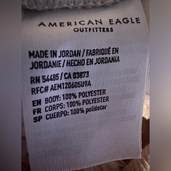 American Eagle quarter zip cream Sherpa wooly sweatshirt - Picture 6 of 7